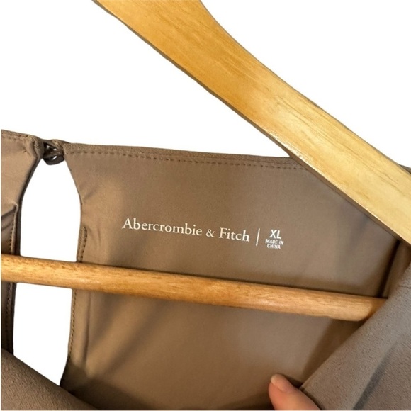 NWT Abercrombie & Fitch Stretch Draped Mini Dress XL - Picture 6 of 9